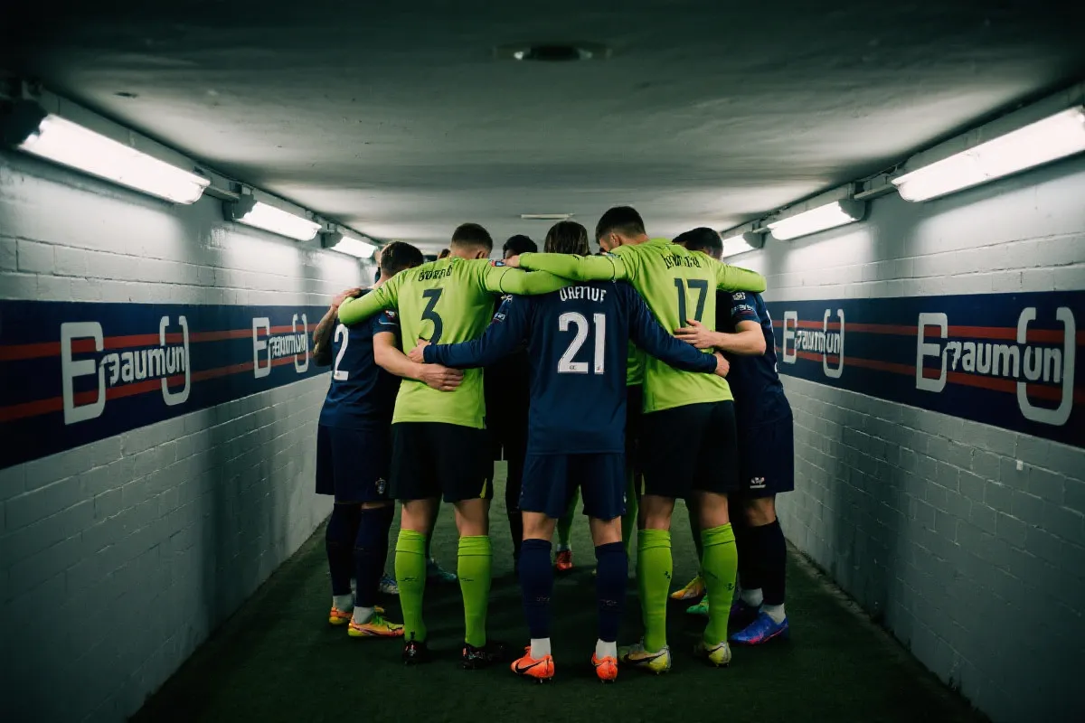 法甲球队赛前画面